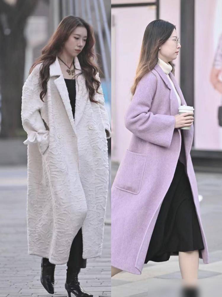 衣、羽绒服齐上阵果然她们最懂冬天！凯发体育赞助被北京街拍“暖到了”大(图5)