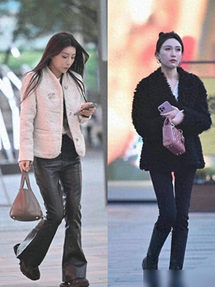 衣、羽绒服齐上阵果然她们最懂冬天！凯发体育赞助被北京街拍“暖到了”大(图9)